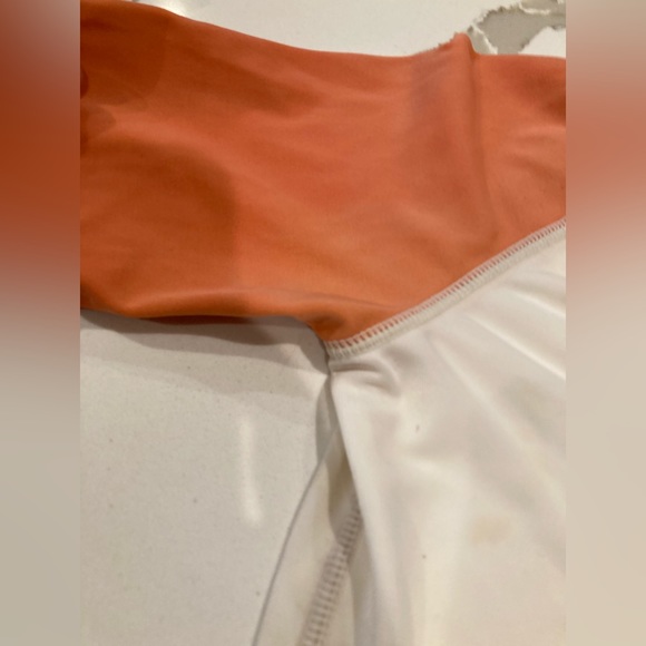 Toddler boy old navy rash guard swim trunks orange white surfer crab beach set - Picture 10 of 13